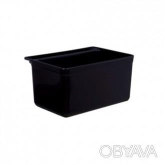 Ящик для сбора мусора к сервисной тележке (черный пластик) (335 x 231 x 180 мм)М. . фото 1