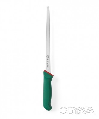 Нож для ветчины узкий Green Line лезвие 290 мм отличается высоким качеством и ун. . фото 1