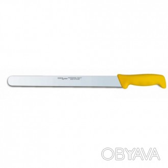 Нож для нарезки Polkars №36 400мм с желтой ручкой. Смотрите этот товар на нашем . . фото 1
