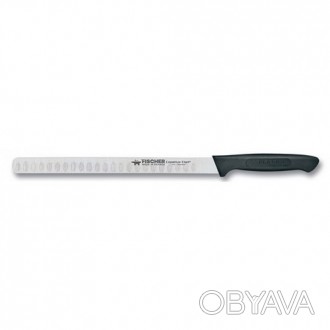 Нож для нарезки хамона Fischer №77 280мм с черной ручкой. Смотрите этот товар на. . фото 1