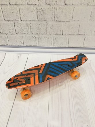 Скейт (пенни борд) Penny board со светящимися колесами арт. 7620
Современные дет. . фото 3