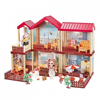 Домик для кукол (подходит для LOL) арт. 668-17
Двухэтажный дом для маленьких кук. . фото 3