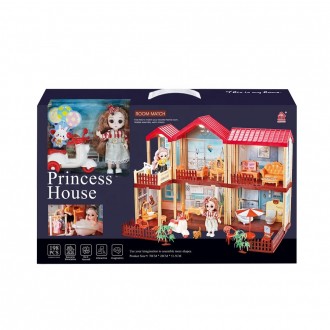Домик для кукол (подходит для LOL) арт. 668-17
Двухэтажный дом для маленьких кук. . фото 4