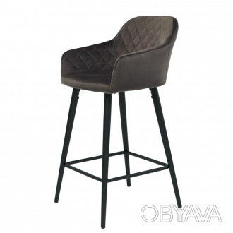 Обзор: барный стул Antiba (Антиба) серо-коричневого цвета
Мягкий барный стул Ant. . фото 1
