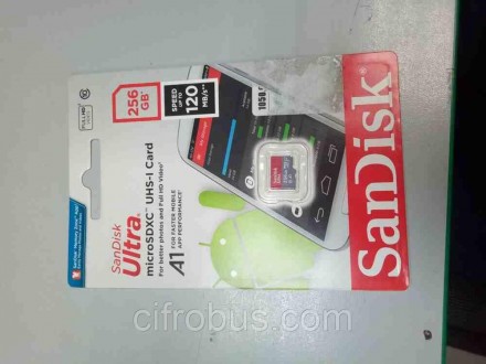 SanDisk Mobile Ultra microSDXC 256GB Class 10 UHS-I 
Внимание! Комісійний товар.. . фото 4