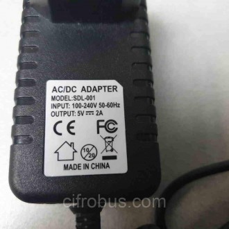 AC/DC Adapter SDL-001 5V 2A
Внимание! Комиссионный товар. Уточняйте наличие и ко. . фото 3