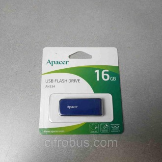 USB Flash 16Gb Apacer AH334 Blue 
Внимание! Комиссионный товар. Уточняйте наличи. . фото 2