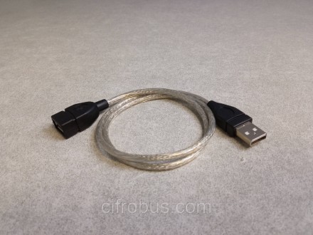 USB удлинитель 0.8 м, применяется для подключения USB-устройств в труднодоступны. . фото 3