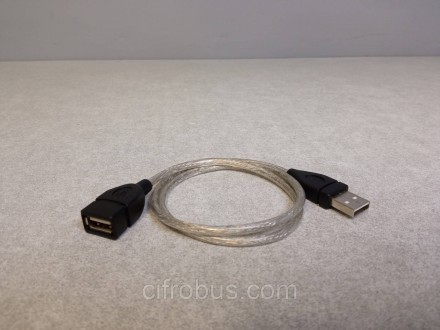 USB удлинитель 0.8 м, применяется для подключения USB-устройств в труднодоступны. . фото 2