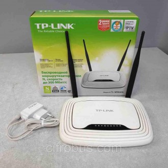 Сетевое оборудование Wi-Fi и Bluetooth Б/У Tp-Link TL-WR841N. Київ. фото 1 Сетевое оборудование Wi-Fi и Bluetooth Б/У Tp-Link TL-WR841N. Київ. фото 1