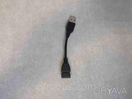 Удлинитель USB 0.1 м. Кабель используется для подключения портативных устройств . . фото 1