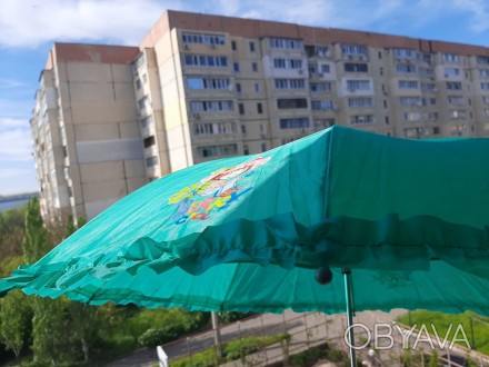 Детский зонтик с рюшками (бирюзовый)

Диаметр 78 см
Длина 64 см. . фото 1