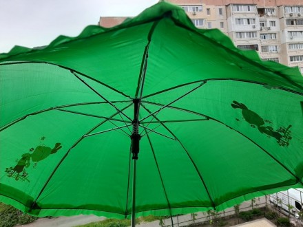 Детский зонтик с рюшками (зеленый)

Диаметр 78 см
Длина 64 см. . фото 4