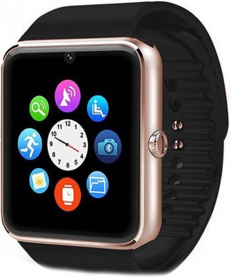 Смарт-часы UWatch Smart GT08 Gold/Black. Хмельницький. фото 1 Смарт-часы UWatch Smart GT08 Gold/Black. Хмельницький. фото 1