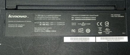 Док-станція Lenovo ThinkPad X6 UltraBase Docking Station 42W4635 42W4634 N7

С. . фото 6