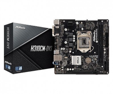 ASRock H310CM-DVS Socket 1151. Харьков. фото 1 ASRock H310CM-DVS Socket 1151. Харьков. фото 1