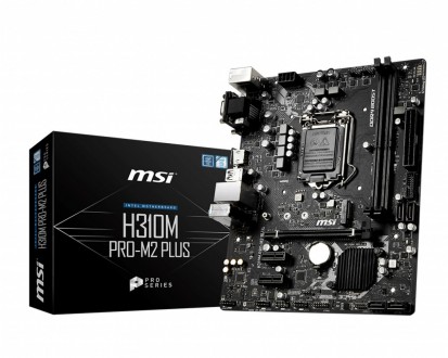 Материнская плата MSI H310M PRO-M2 Plus Socket 1151. Харьков. фото 1 Материнская плата MSI H310M PRO-M2 Plus Socket 1151. Харьков. фото 1
