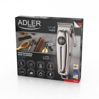 Професійна машинка для стрижки волосся Adler AD 2831
Машинка для стрижки волосся. . фото 9