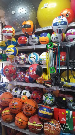 Мячи для футбола, волейбола, баскетбола
