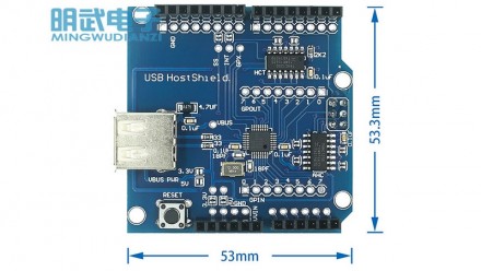  Arduino USB Host Shield поддержка Google Android ADK поддержка UNO MEGA. USB Ho. . фото 3