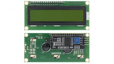 Дисплей 1602 5V зеленый экран с интерфейсной шиной IIC I2C. Дисплей LCD 1602 час. . фото 2