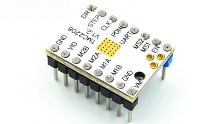 Драйвер шагового двигателя TMC2208 V1.2 UART 2.8A StepStick.
 TMC2208 - драйвер . . фото 5