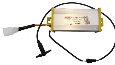  Преобразователь для электромобиля in 48-100V out 12V 15A USB 5V 1A.. . фото 4