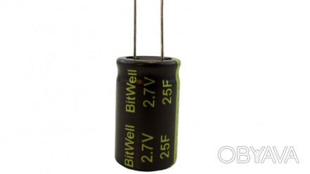 Ионистор суперконденсатор Bitwell 2.7V 25F 16*26мм.. . фото 1