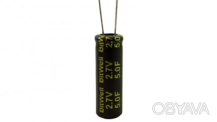Ионистор суперконденсатор Bitwell 2.7V 5F 08*25мм.. . фото 1