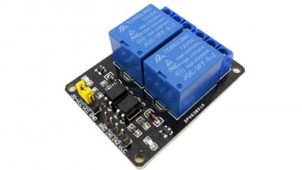  Модуль реле 2-х канальный 12VDC 10A для Arduino.. . фото 2