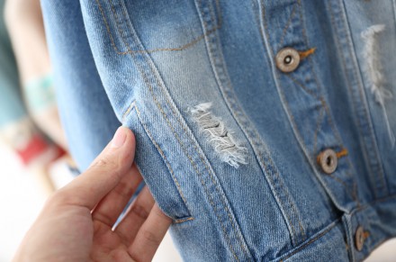 Детская джинсовая куртка для мальчика
Состав: 95% хлопок, 5% полиэстер
Размерная. . фото 5