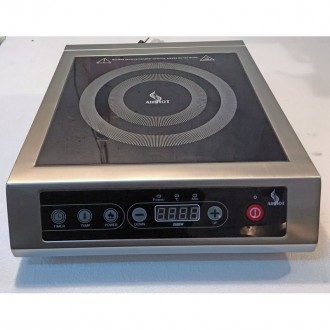 Плита индукционная AIRHOT IP3500 подходит для всех типов кухонь, удобна на презе. . фото 4