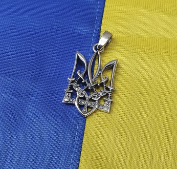 Большой Кулон Герб Украины
 Данное изделие мы можем изготовить из золота 585 про. . фото 3