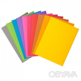 • для формату А4. Матеріал папір.
• 10 яскравих кольорів в асортименті: синій, л. . фото 1