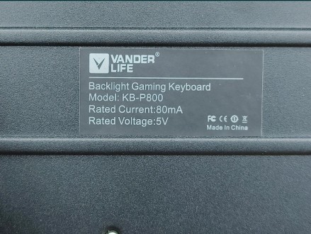 Описание продукта: * Имя: подсветка игровая клавиатура * Радужный цвет обратной . . фото 8