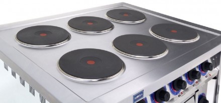  
 Плита промышленная с жарочным шкафом - модель ПЕД-КР, выпускается с 4-я или 6. . фото 3