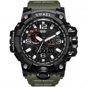 
Мужские спортивные часы SMAEL
 Характеристики:
Материал корпуса - метал+пластик. . фото 3