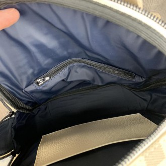 
Женский городской рюкзак сумка в стиле Луи Витон, сумка-рюкзак эко кожа бежевый. . фото 10