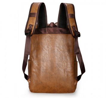 
Качественный мужской городской рюкзак на плечи, модный стильный ранец экокожа
Х. . фото 7