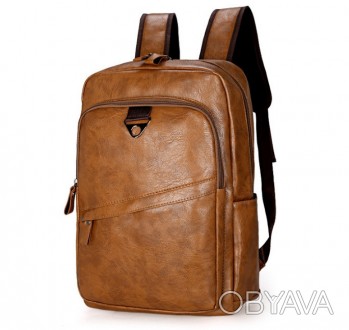 
Качественный мужской городской рюкзак на плечи, модный стильный ранец экокожа
Х. . фото 1