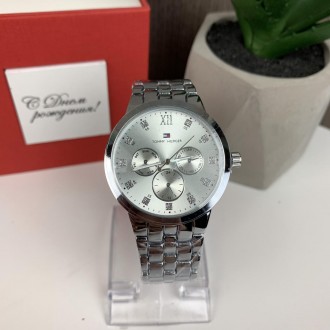 
Качественные женские наручные часы в стиле Томми Халфайгер, металлические часы . . фото 10