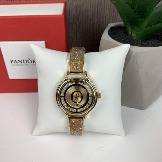 
Модные женские наручные часы Pandora Горный хрусталь реплика, часы-браслет с ка. . фото 2