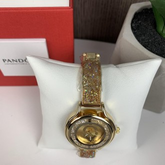 
Модные женские наручные часы Pandora Горный хрусталь реплика, часы-браслет с ка. . фото 5