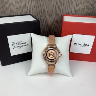 
Модные женские наручные часы Pandora Горный хрусталь реплика, часы-браслет с ка. . фото 5