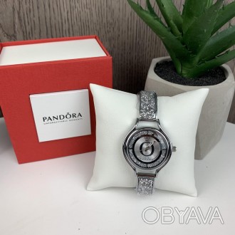 
Модные женские наручные часы Pandora Горный хрусталь реплика, часы-браслет с ка. . фото 1
