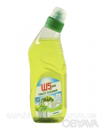Засіб для чищення унітазу W5 "Лимон""
Екологічний засіб W5 ефективно видаляє вап. . фото 1