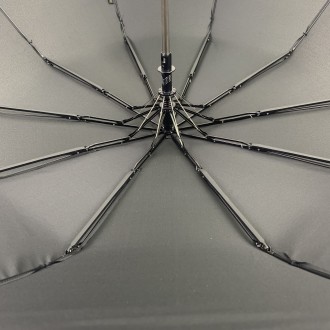 Зонт полуавтомат c системой антиветер от фирмы Bellissimo - аксессуар, который д. . фото 6