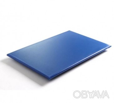 Доска разделочная HACCP 450x300x12,7 мм синяя выполнена из уплотнённого полиэтил. . фото 1