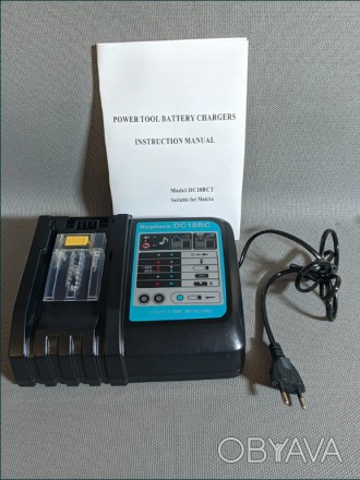 Зарядное устройство для шуруповертов и электроинструментов Makita
Технічні хара. . фото 1