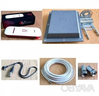 4G LTE/3G/2G USB Wi-Fi модем Olax U90H-M c антенной панельной, антенным адаптеро. . фото 1